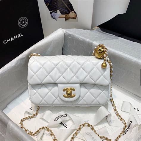 white chanel bag replica|authentic chanel bag.